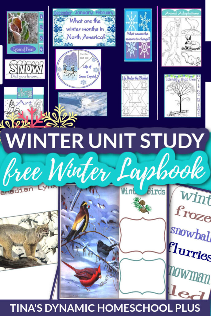 Free Amazing Winter Unit Study and Winter Lapbook for Kids