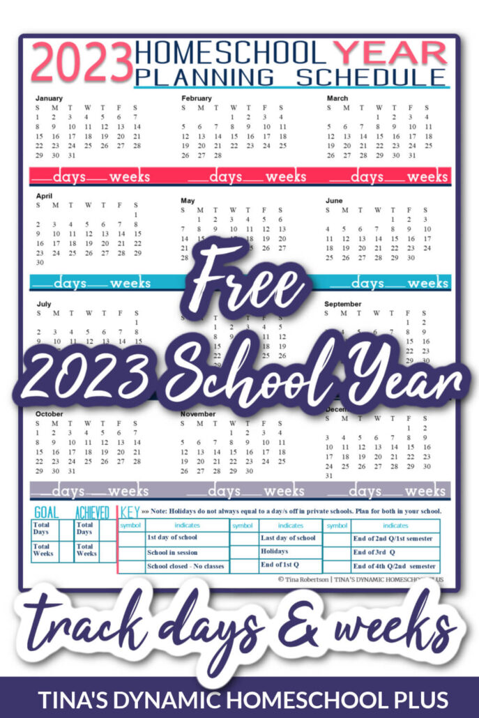 Year 2023 Homeschool Planning Schedule Beautiful Form