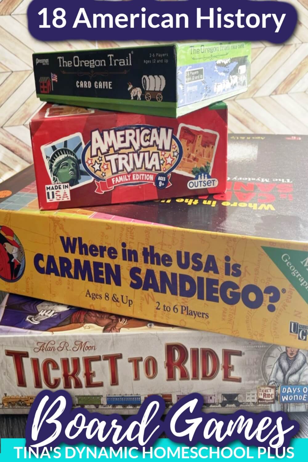 18 American History Board Games Which Brings History to Life