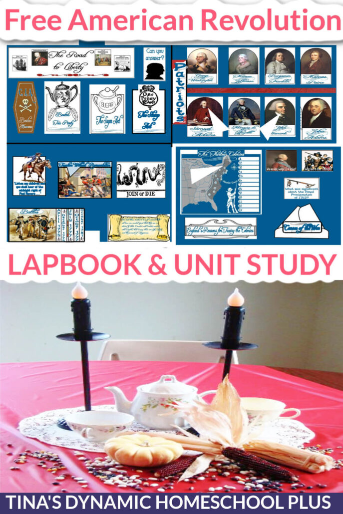 Amazing and Free American Revolution Lapbook for Multiple Ages