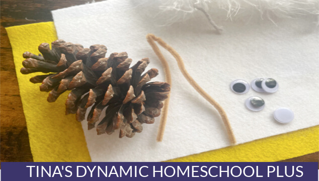 Easy and Fun Pine Cone Snowy Owl Winter Craft for Kindergarten