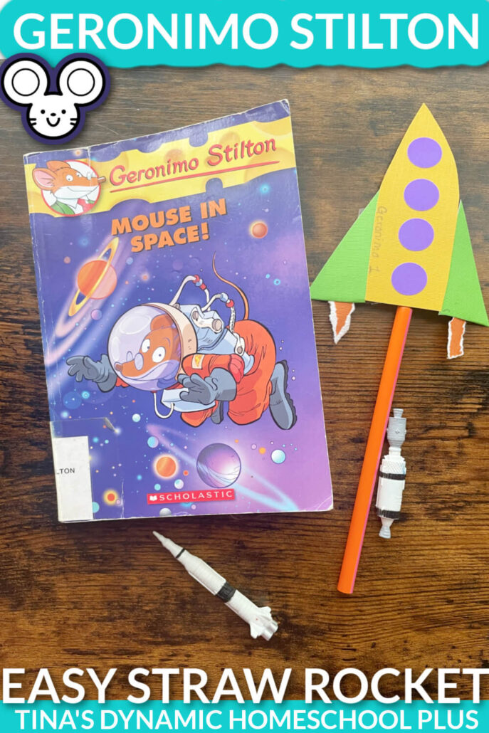 Geronimo Stilton Mouse into Space:How to Make an EASY Straw Rocket