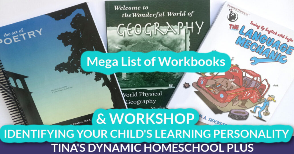 Mega List of Workbook Style Homeschool Curriculum For K to 12 Kids