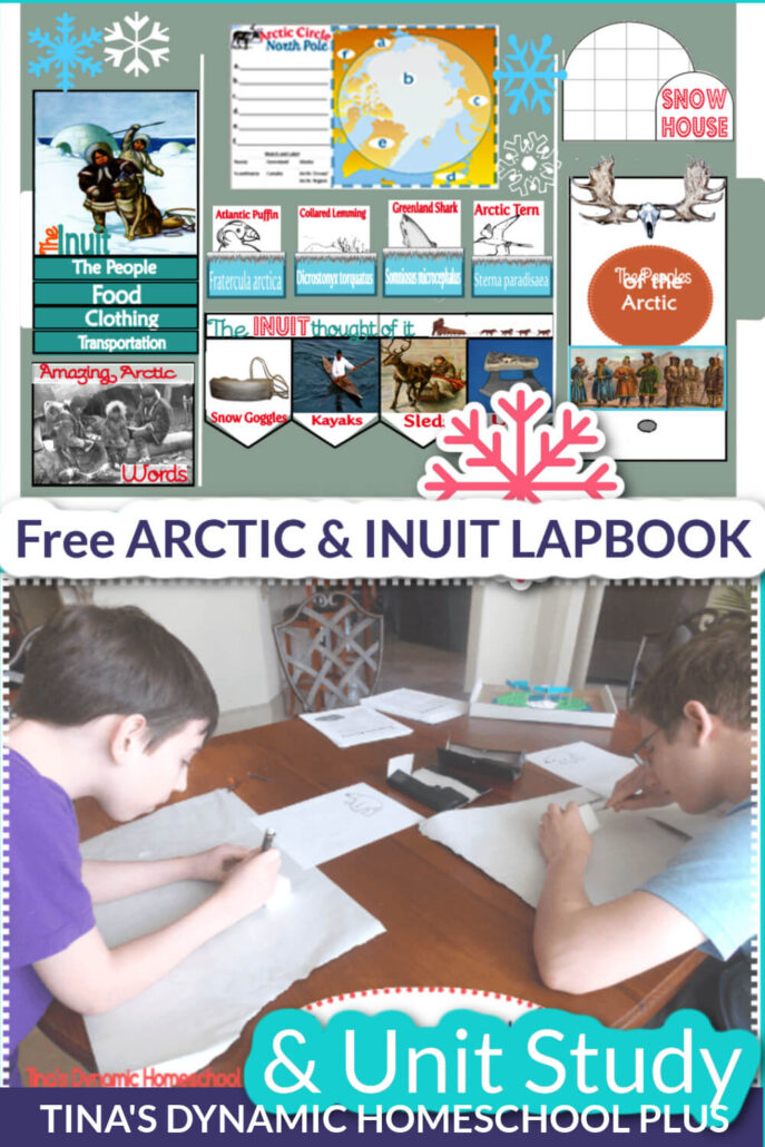 Free Easy Arctic and Inuit Science Lapbook & Unit Study