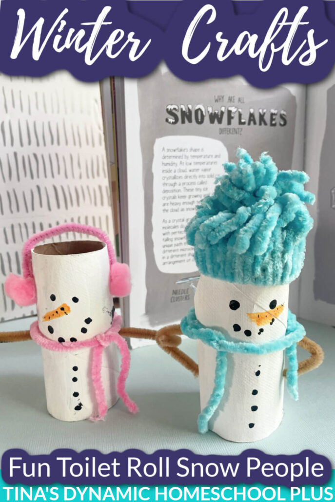Toilet Paper Roll Snowman Craft for Kids - Happy Toddler Playtime
