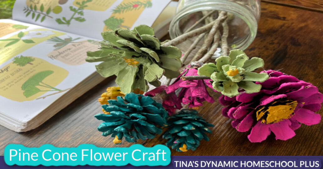 Winter Craft Ideas How to Make Fun Pine Cone Flowers