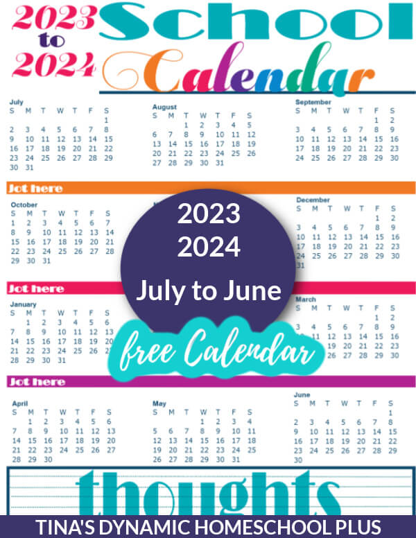 2023 2024 Explore Academic School Year Calendar Tina's Dynamic
