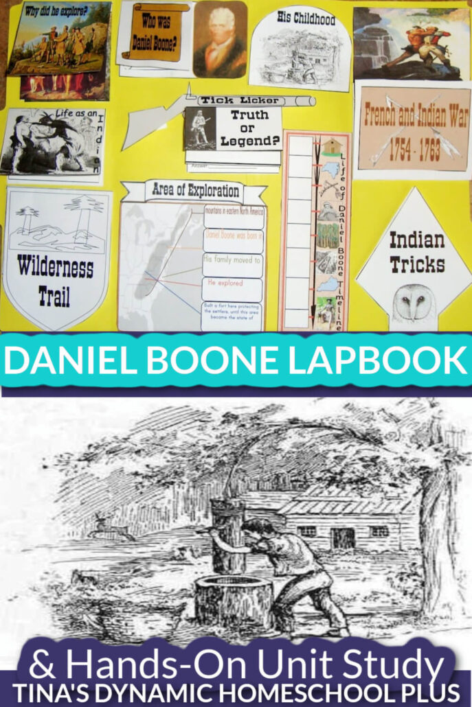 Amazing Daniel Boone Explorer Lapbook and Fun Hands-on Unit Study