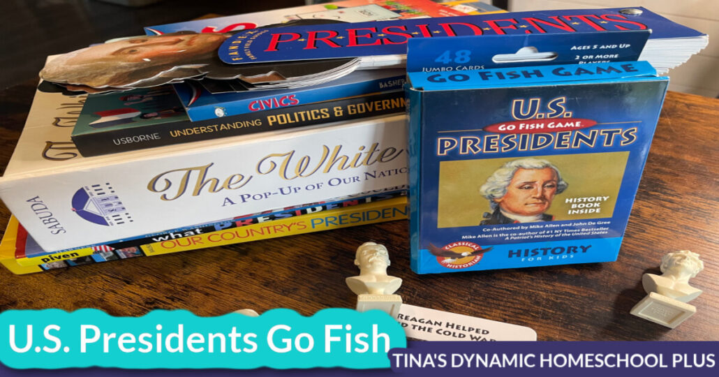 American History Game Fun U.S. President Go Fish Unit Study