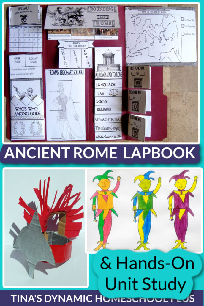 Ancient Rome Lapbook for Kids and Fun Hands-on Ideas