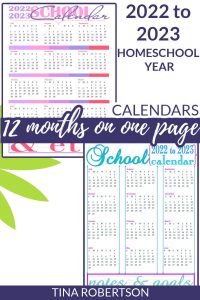 Colorful And Beautiful 2022-2023 One Page Printable Calendar