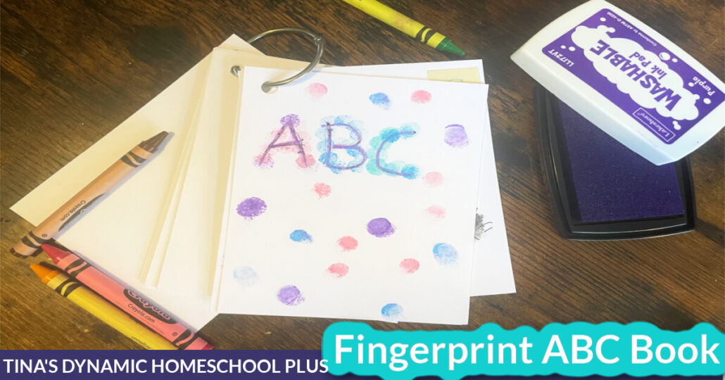 How to Make A Fun ABC Flip Book Fingerprint Activity for Kindergarten