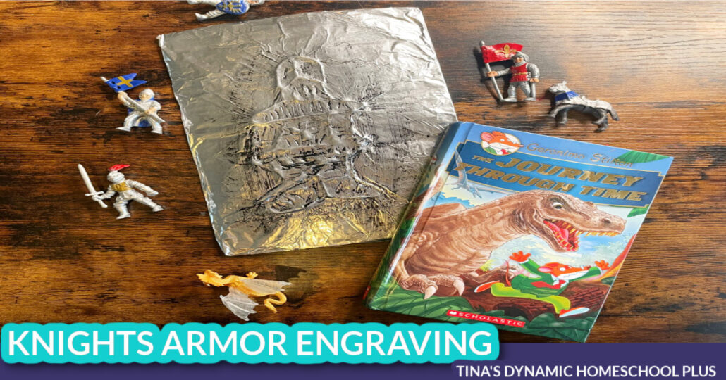 The Journey Through Time Book And Knights Armor Engraving Fun Kids Craft