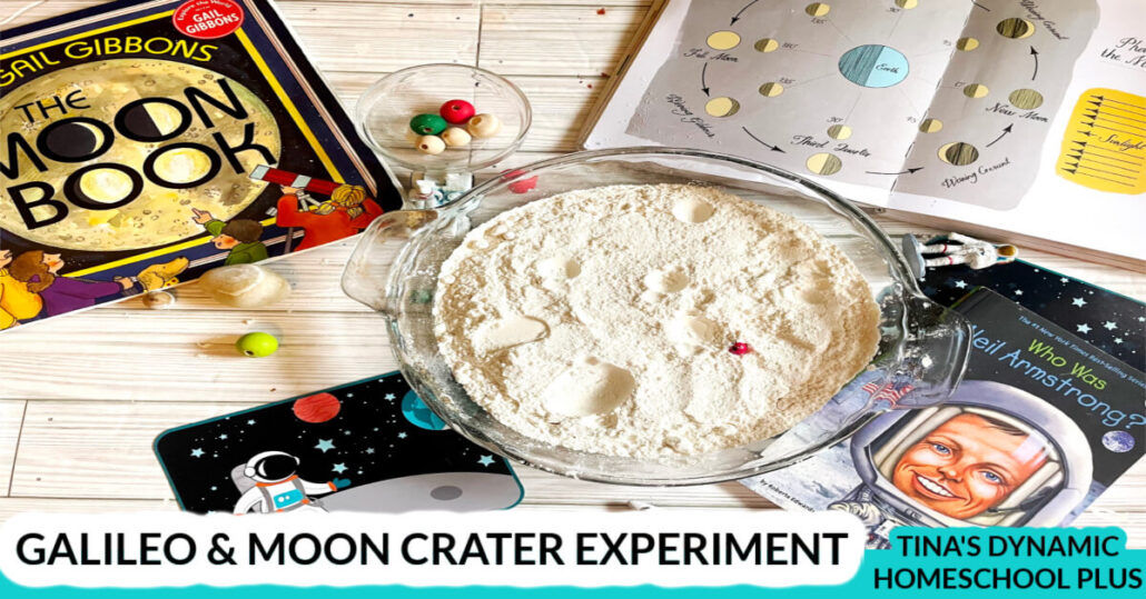 Galileo Discovery of Jupiter Moons and Fun Hands-On Moon Crater Experiment