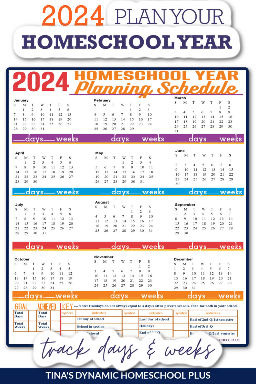 Year 2024 Homeschool Planning Schedule Beautiful Form At Tinas Dynamic Homeschool Plus 