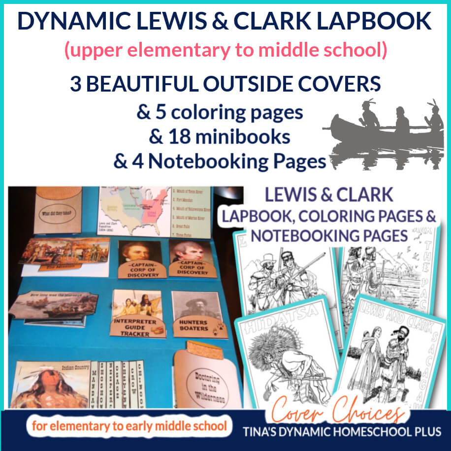 Lewis and Clark Expedition Botany 1 and 2 Interactive Minibooks. We are moving on to another huge unit study to focus on for American history, which is the Lewis and Clark Expedition.You’ll find more ideas on my page Lewis and Clark. Today, I have the Lewis and Clark botany 1 and 2 minibook printables. When we studied Lewis and Clark at an elementary level for my older set of boys, Tiny was very young. By the way, be sure to grab my first lapbook there.