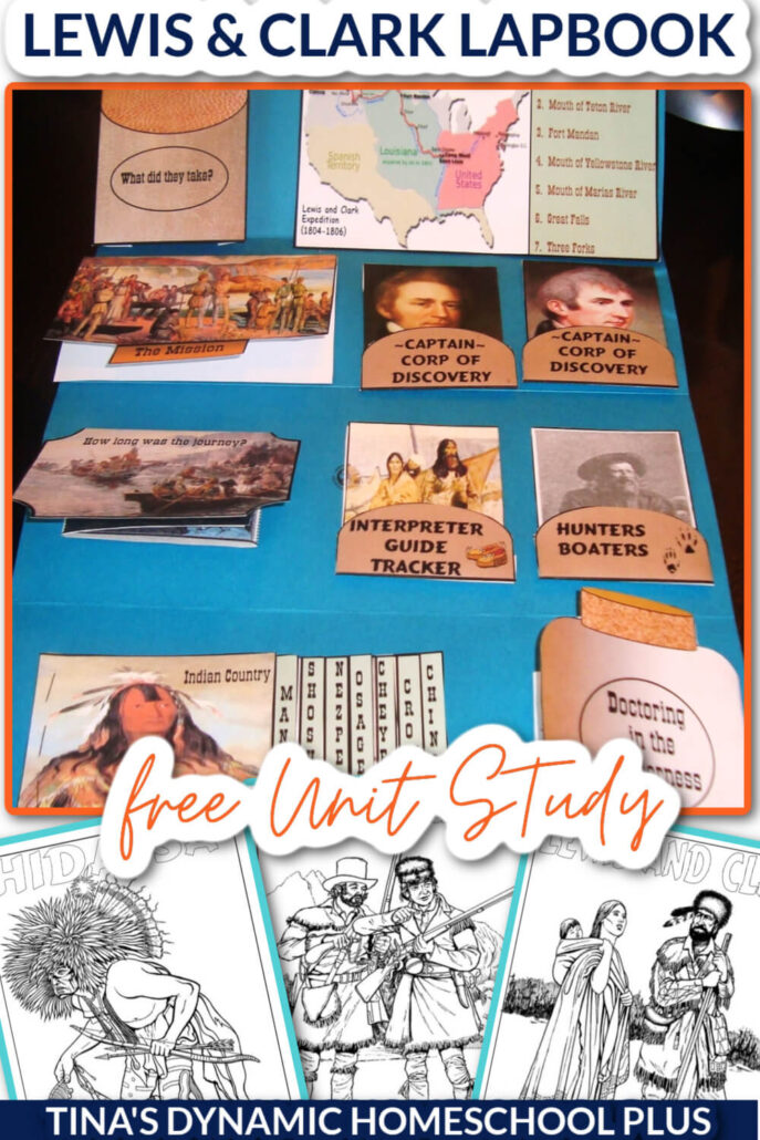 Fun Homeschool Unit Study Ideas | Lewis and Clark Exploration Lapbook