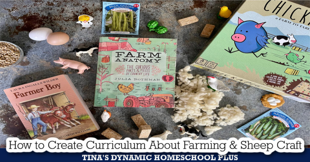 How to Create Homeschool Farming Curriculum and Adorable Clothespin Sheep Craft