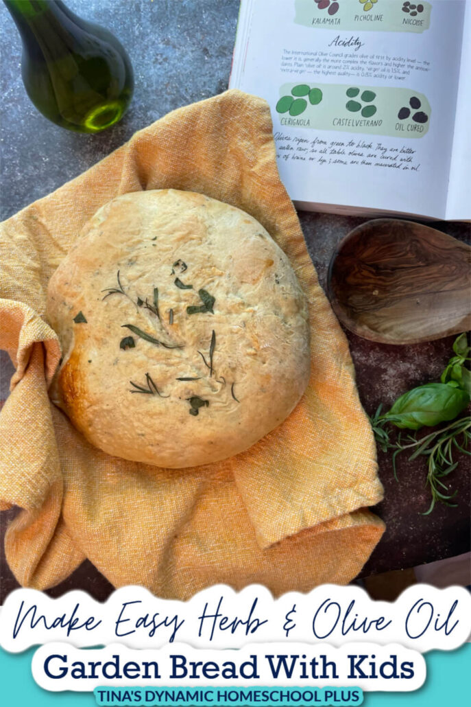 How to Make Easy Herb and Olive Oil Garden Bread With Kids