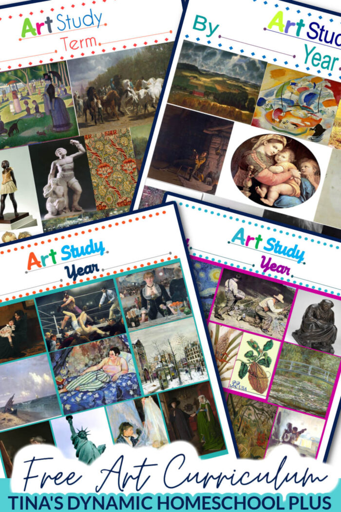 free art curriculum grades 1 8 notebooking pages