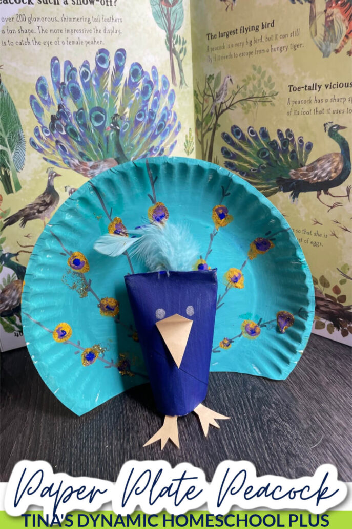 How to Make an Easy Bird Craft Fun Paper Plate Peacock