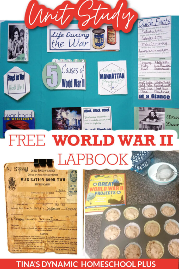 Free World War II Unit Study Ideas and Fun Lapbook