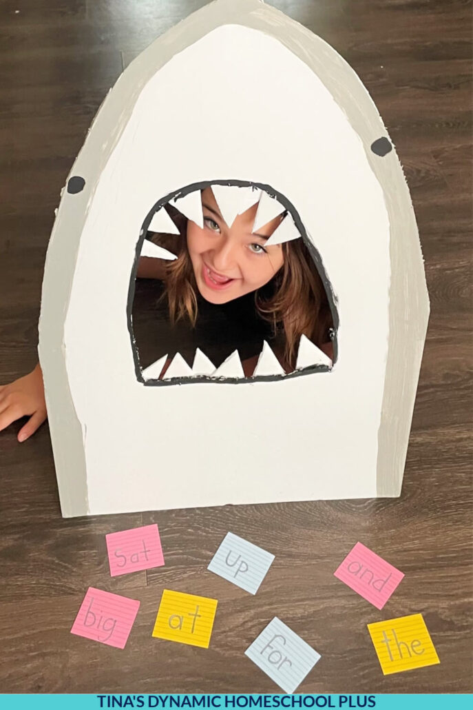 Shark and Oceans for Kindergarten Fun Sight Word Activity
