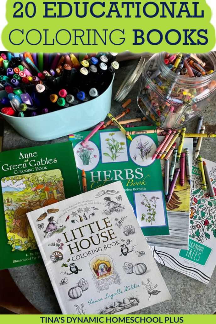 20 Fun Home School Education Coloring Books to Pair With Unit Studies