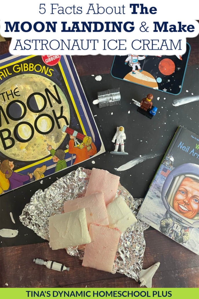 5 Facts About The Moon Landing and Make Fun Astronaut Ice Cream