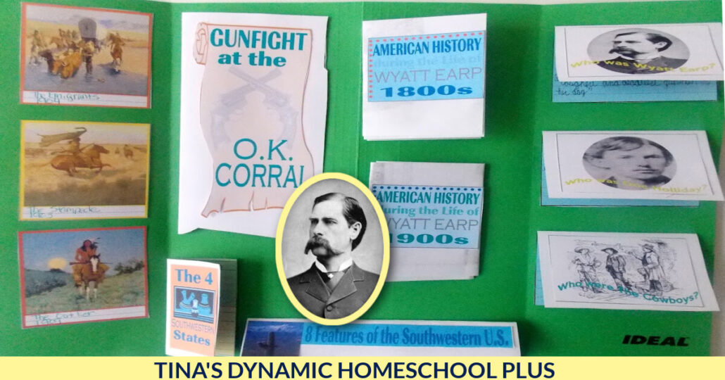 Free American History Lapbook The Old West Through the Life of Wyatt Earp