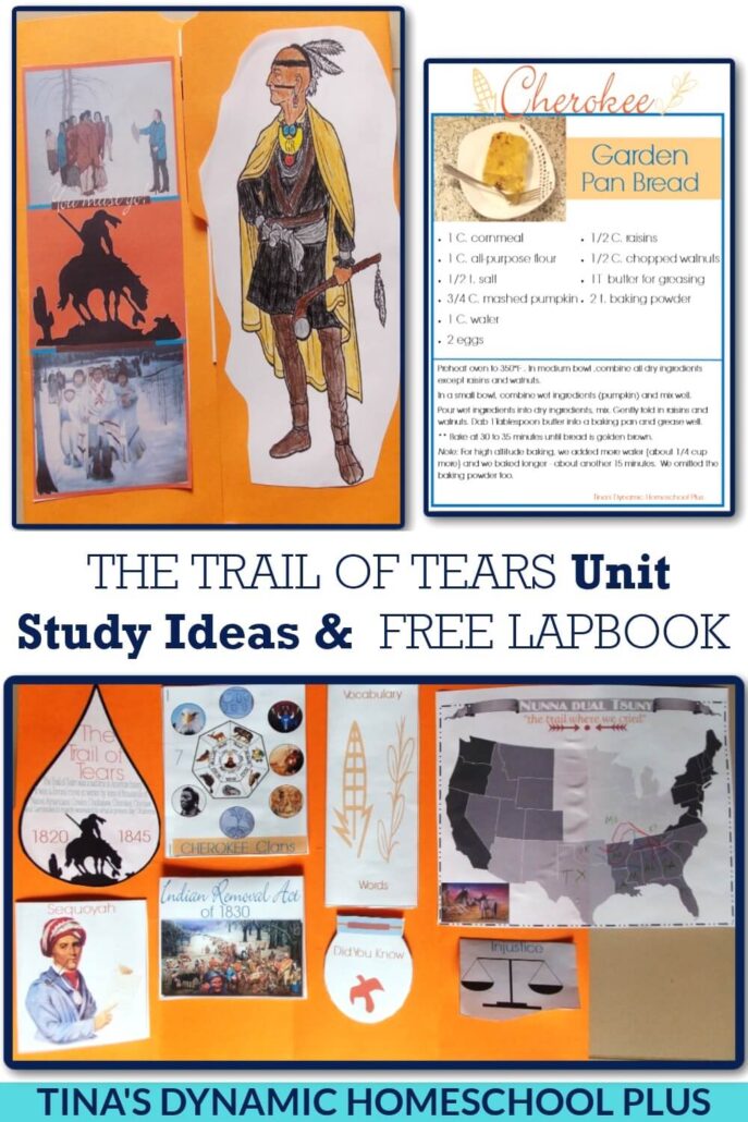 Free The Trail Of Tears For Kids Fun Unit Study Ideas And Lapbook