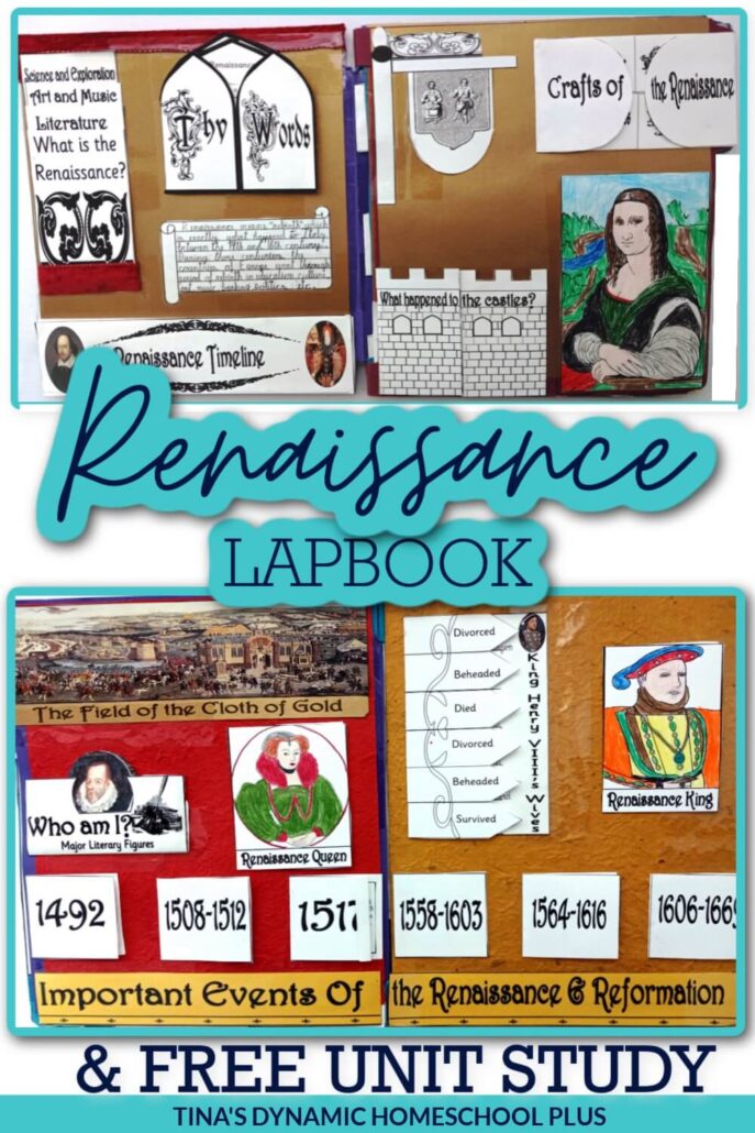 Fun Renaissance Unit Study Ideas for Kid and Lapbook Renaissance