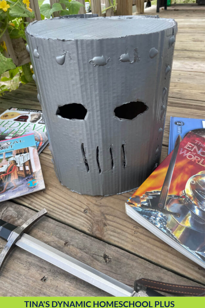 How to Make a Knight Templar Helmet for Fun Medieval Times Crafts
