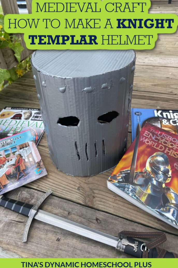How to Make a Knight Templar Helmet for Fun Medieval Times Crafts