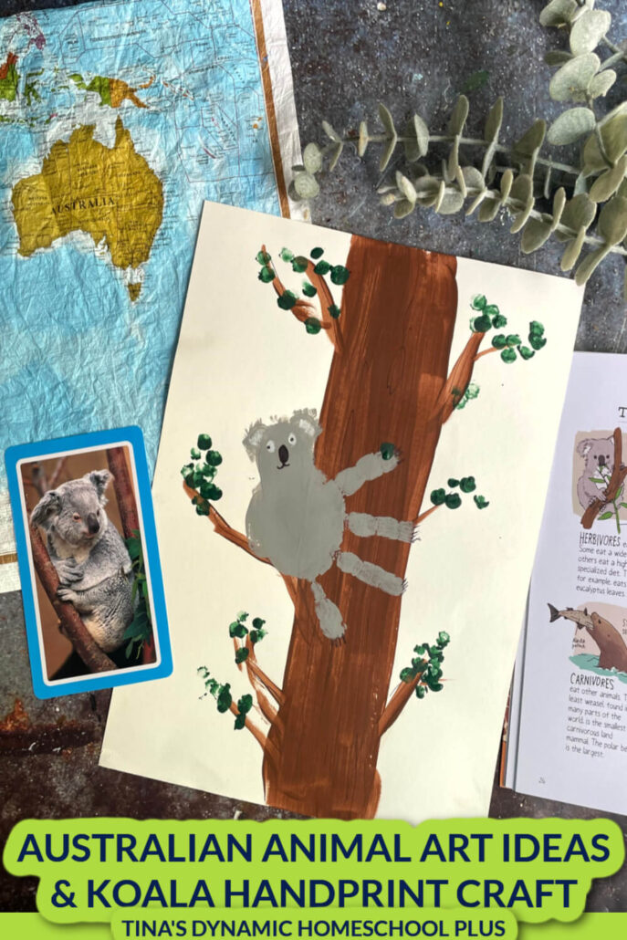 9 Australian Animals Art Ideas and Fun Koala Handprint Craft
