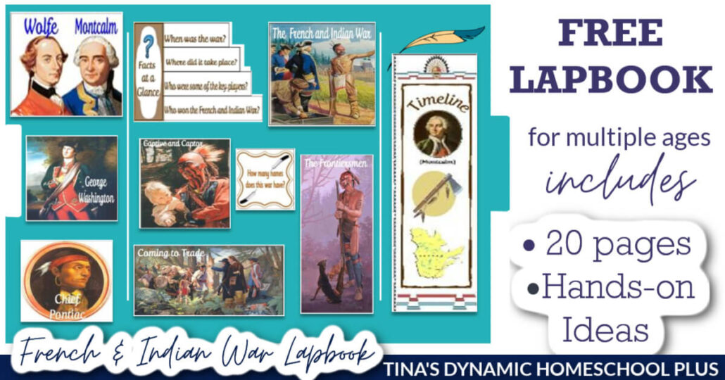 Free Fun Lapbook for Kids About the French And Indian War Years