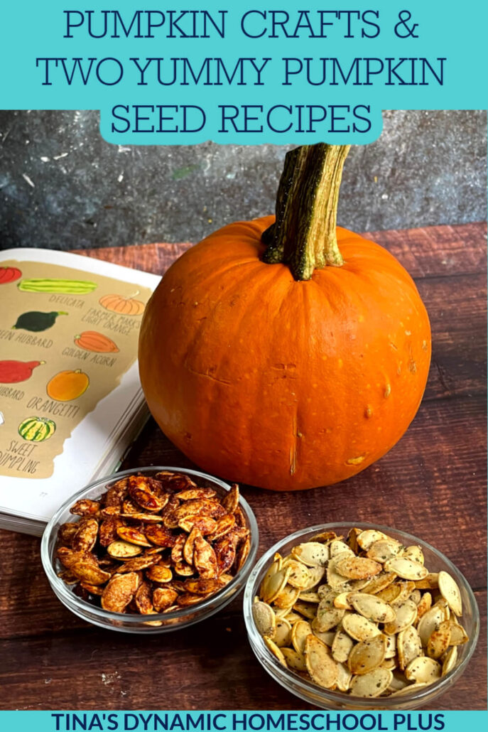 10 Pumpkin Fall Crafts and Two Yummy Pumpkin Seed Recipes