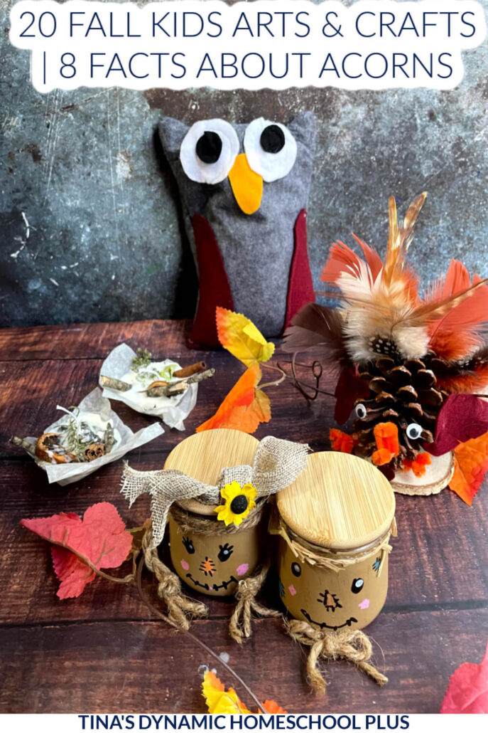 20 Fun Fall Arts And Crafts For Kids and 8 Facts About Acorns