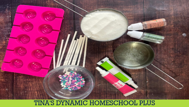 5 Fun Candy Science Experiments and Unit Study & Homemade Lollipops