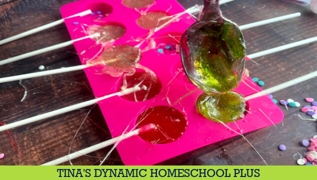 5 Fun Candy Science Experiments and Unit Study & Homemade Lollipops