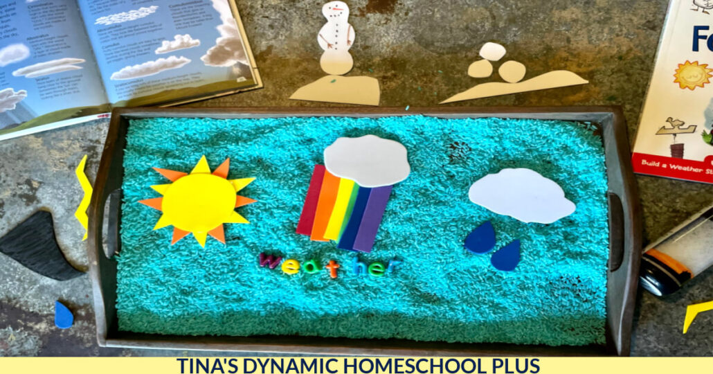 9 Hands on Weather Activities for Kids and Awesome Weather Sensory Tray