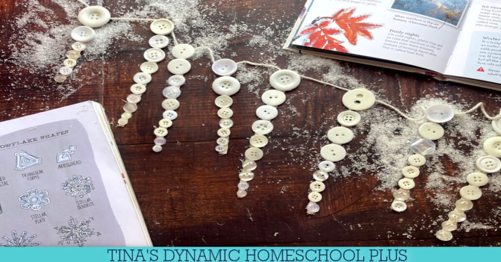 12 Middle School Winter Crafts & 5 Facts About Icicles | Beautiful Icicle Swag Craft