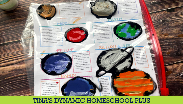 How To Make Puffy Paint Planets And Free Notebooking Pages