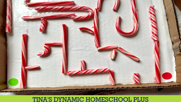 How to Spark Learning with a Candy Cane Maze STEM Activity