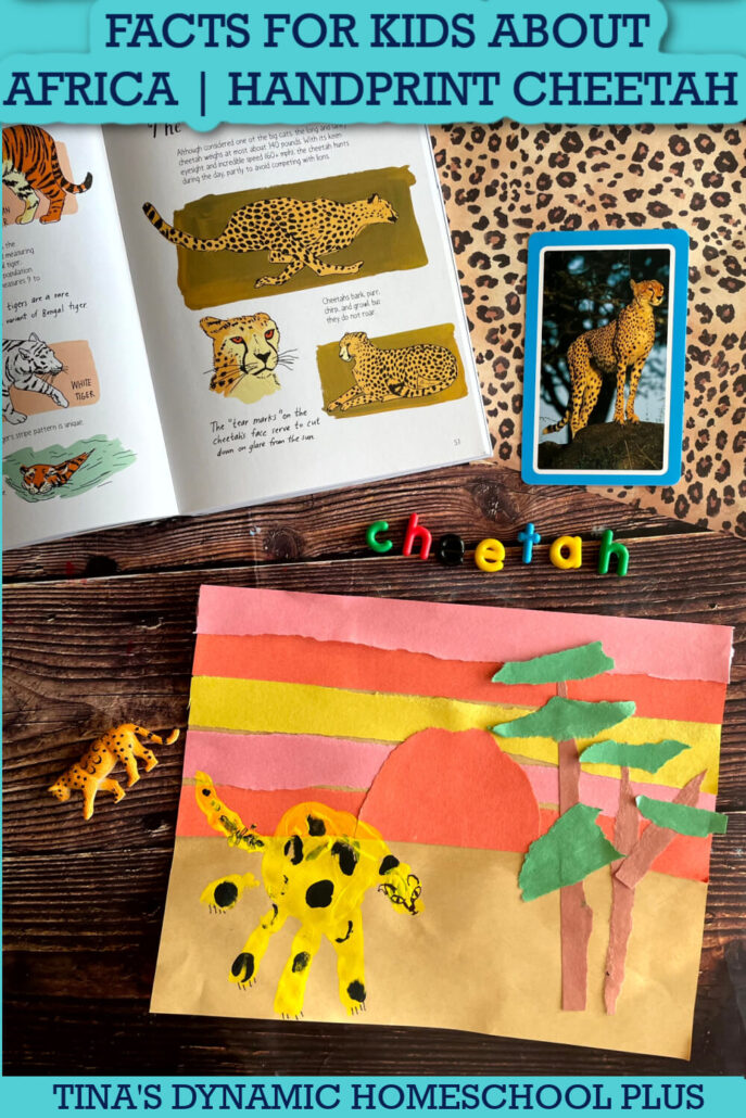 Interesting Facts For Kids About Africa | Cute Handprint Cheetah