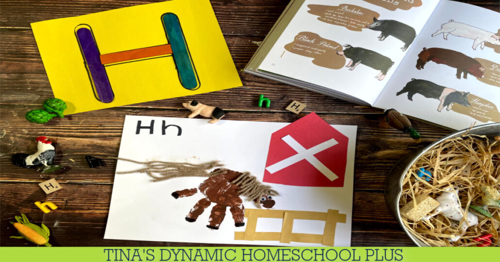 Alphabet Letter H Handprint Craft For Fun Preschool Horse Study