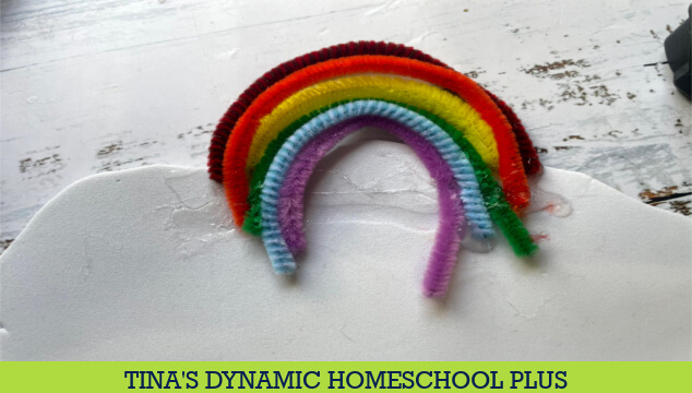 Alphabet Letter R is for Rainbow Craft for Preschool | Fun Rain Mobile