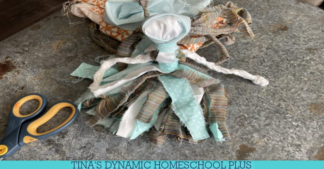 How To Make A Rag Doll With Strips Of Fabric