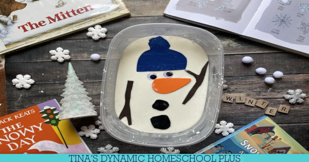 W Is For Winter Craft Easy Snowman Oobleck Activity