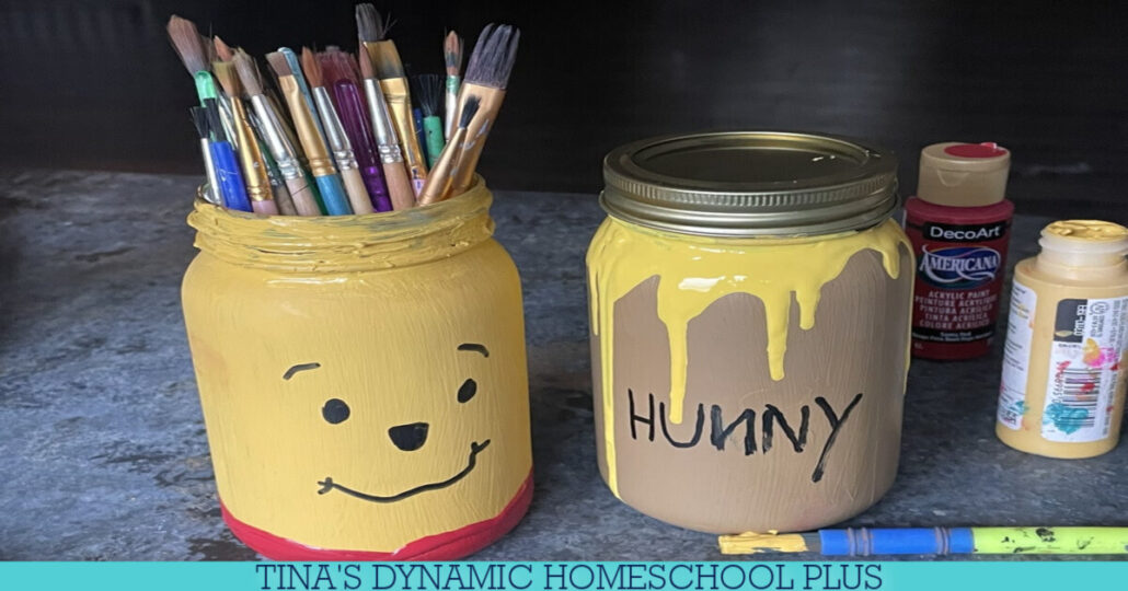 10 Creative Mason Jar Crafts | How to Make a Winnie the Pooh Craft